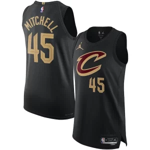 Elegante Comodo Donovan Mitchell Cleveland Cavaliers Jordan Brand Authentic Player Jersey Statement Edition Black