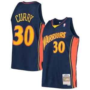 Bonito Versátil Increíble Stephen Curry Golden State Warriors Hardwood Classics Swingman Jersey Navy/White