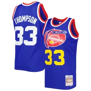 Original Encantador Robusto David Thompson Denver Nuggets Hardwood Classics 1975/76 Swingman Jersey Royal