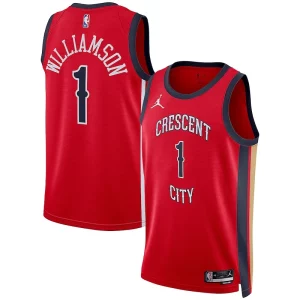 Sofisticado Moderno Fantástico Zion Williamson New Orleans Pelicans Jordan Brand Unisex Swingman Jersey Statement Edition Red