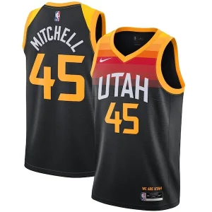 Único Exquisito Encantador Donovan Mitchell Utah Jazz Nike 2021/22 Swingman Player Jersey Black City Edition