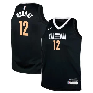 Robusto Práctico Ja Morant Memphis Grizzlies Nike Youth Swingman Replica Jersey City Edition Black