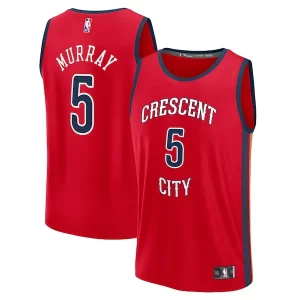 Duradero Exquisito Dejounte Murray New Orleans Pelicans Youth Fast Break Replica Player Jersey Statement Edition Red