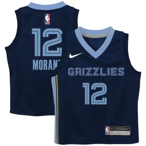 Moderno Lujoso Sofisticado Ja Morant Memphis Grizzlies Nike Preschool Swingman Player Jersey Icon Edition Navy