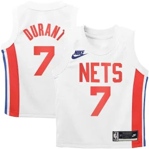 Hermoso Exquisito Kevin Durant Brooklyn Nets Nike Preschool 2022/23 Swingman Jersey White Classic Edition