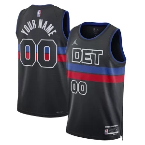 Estupendo Lujoso Detroit Pistons Jordan Brand Unisex 2022/23 Swingman Custom Jersey Statement Edition Blue