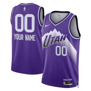 Atractivo Utah Jazz Nike Unisex 2023/24 Custom Swingman Jersey Purple City Edition