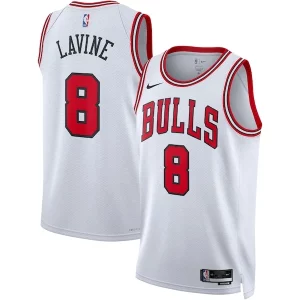 Fácil de llevar Zach LaVine Chicago Bulls Nike Unisex Swingman Jersey Association Edition White/Red