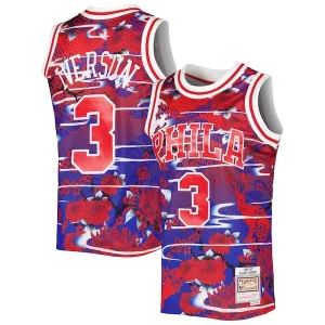 Estupendo Genial Allen Iverson Philadelphia 76ers 1996/97 Hardwood Classics Lunar New Year Swingman Jersey Red