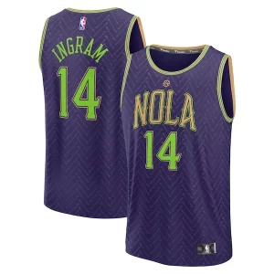 Increíble Práctico Bonito Brandon Ingram New Orleans Pelicans 2024/25 Fast Break Player Jersey City Edition Purple