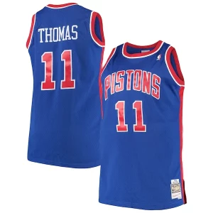 Bonito Duradero Clásico Isaiah Thomas Detroit Pistons 1988/89 Big & Tall Hardwood Classics Swingman Jersey Royal