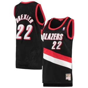 Moderno Sofisticado Clyde Drexler Portland Trail Blazers Women's 1991/92 Hardwood Classics Swingman Jersey Black