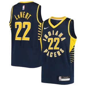 Atractivo Estupendo Caris LeVert Indiana Pacers Nike Youth Swingman Jersey Icon Edition Navy