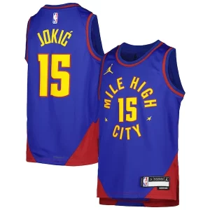 Robusto Maravilloso Nikola Jokic Denver Nuggets Jordan Brand Youth Swingman Jersey Statement Edition Blue