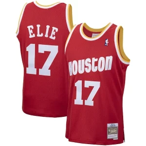 Bonito Perfecto Fácil de llevar Mario Elie Houston Rockets 1993/94 Hardwood Classics Swingman Jersey Red