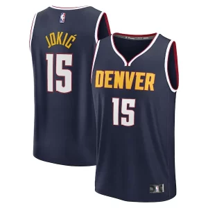 Resistente Atractivo Fantástico Nikola Jokic Denver Nuggets Youth Fast Break Replica Player Jersey Icon Edition Navy