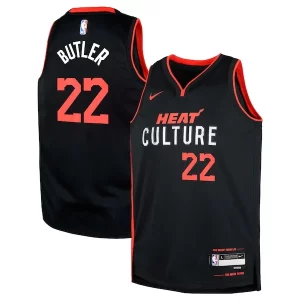 Maravilloso Atractivo Resistente Jimmy Butler Miami Heat Nike Youth Swingman Replica Jersey City Edition Black