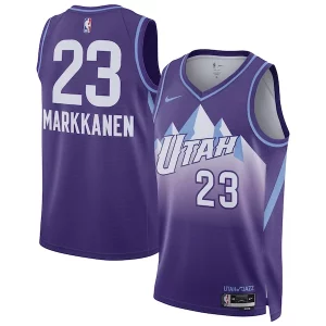 Exquisito Elegante Cool Lauri Markkanen Utah Jazz Nike Unisex 2024/25 Swingman Player Jersey City Edition Purple