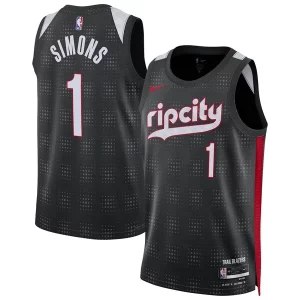 Versátil Delicioso Resistente Anfernee Simons Portland Trail Blazers Nike Unisex 2024/25 Swingman Player Jersey City Edition Black
