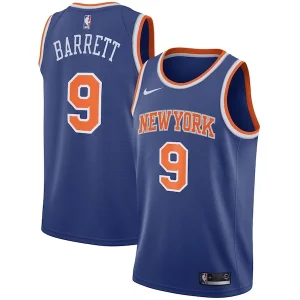 Delicioso Resistente RJ Barrett New York Knicks Nike Swingman Jersey Blue Icon Edition