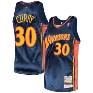 Robusto Comodo Versátil Stephen Curry Golden State Warriors 2009/10 Hardwood Classics Authentic Jersey Navy