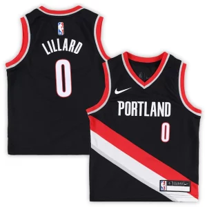 Versátil Magnífico Damian Lillard Portland Trail Blazers Nike Preschool Swingman Player Jersey Icon Edition Black