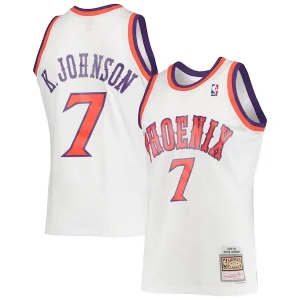 Increíble Lujoso Delicioso Kevin Johnson Phoenix Suns 1988/89 Hardwood Classics Swingman Jersey White