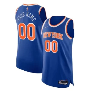 Bonito Ideal Estupendo New York Knicks Nike 2021/22 Diamond Swingman Authentic Custom Jersey Icon Edition Blue