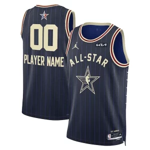 Genial Bonito Jordan Brand Unisex 2024 NBA All Star Game Swingman Custom Jersey Navy