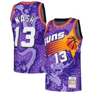 Maravilloso Estupendo Steve Nash Phoenix Suns 1996/97 Hardwood Classics Asian Heritage 6.0 Swingman Throwback Player Jersey Purple