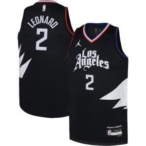 Duradero Kawhi Leonard LA Clippers Jordan Brand Youth Swingman Jersey Statement Edition Black