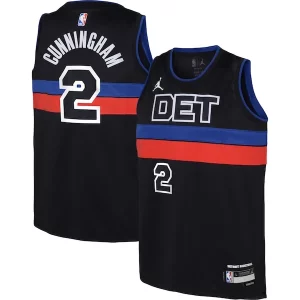 Maravilloso Robusto Comodo Cade Cunningham Detroit Pistons Jordan Brand Youth Swingman Jersey Statement Edition Black