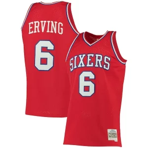 Robusto Julius Erving Philadelphia 76ers 1982/83 Big & Tall Hardwood Classics Swingman Jersey Red