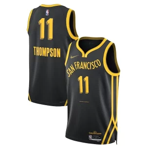 Versátil Fantástico Klay Thompson Golden State Warriors Nike Unisex 2023/24 Swingman Jersey Black City Edition