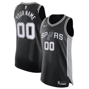 Estupendo Perfecto San Antonio Spurs Nike Authentic Custom Jersey Black Icon Edition