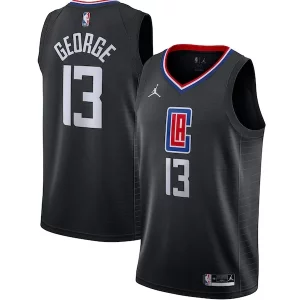 Exquisito Paul George LA Clippers Jordan Brand 2020/21 Swingman Jersey Statement Edition Black