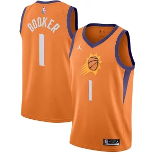 Comodo Magnífico Resistente Devin Booker Phoenix Suns Jordan Brand 2020/21 Swingman Jersey Statement Edition Orange