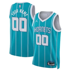 Genial Resistente Charlotte Hornets Jordan Brand Unisex Swingman Custom Jersey Teal Icon Edition