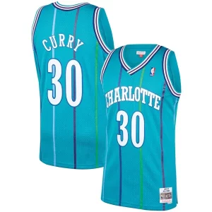 Delicioso Clásico Dell Curry Charlotte Hornets 1992/93 Hardwood Classics Swingman Jersey Teal