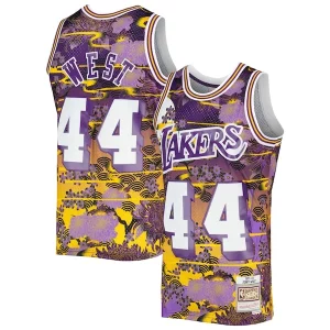 Práctico Jerry West Los Angeles Lakers 1971/72 Hardwood Classics Lunar New Year Swingman Jersey Purple