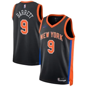 Perfecto Ideal RJ Barrett New York Knicks Nike Unisex 2022/23 Swingman Jersey City Edition Black