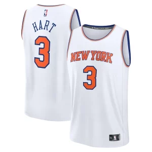 Bonito Duradero Práctico Josh Hart New York Knicks Fast Break Replica Player Jersey Association Edition White