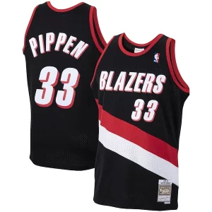 Fácil de llevar Lujoso Scottie Pippen Portland Trail Blazers 1999/00 Hardwood Classics Swingman Jersey Black