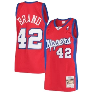 Genial Elton Brand LA Clippers Hardwood Classics Swingman Jersey Red