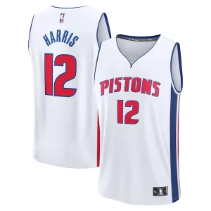 Resistente Tobias Harris Detroit Pistons Fast Break Replica Player Jersey Association Edition White