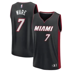 Atractivo Único Increíble Kel'el Ware Miami Heat Youth Fast Break Replica Player Jersey Icon Edition Black