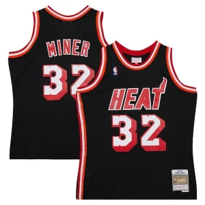 Duradero Perfecto Comodo Harold Miner Miami Heat 1992/93 Hardwood Classics Swingman Throwback Jersey Black