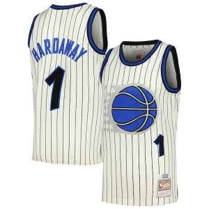 Único Exquisito Bonito Penny Hardaway Orlando Magic Chainstitch Swingman Jersey Cream