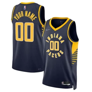 Clásico Indiana Pacers Nike 2021/22 Diamond Swingman Custom Jersey Icon Edition Navy