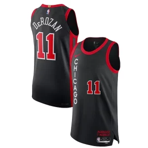 Único Nike DeMar DeRozan Chicago Bulls Authentic Jersey City Edition Black